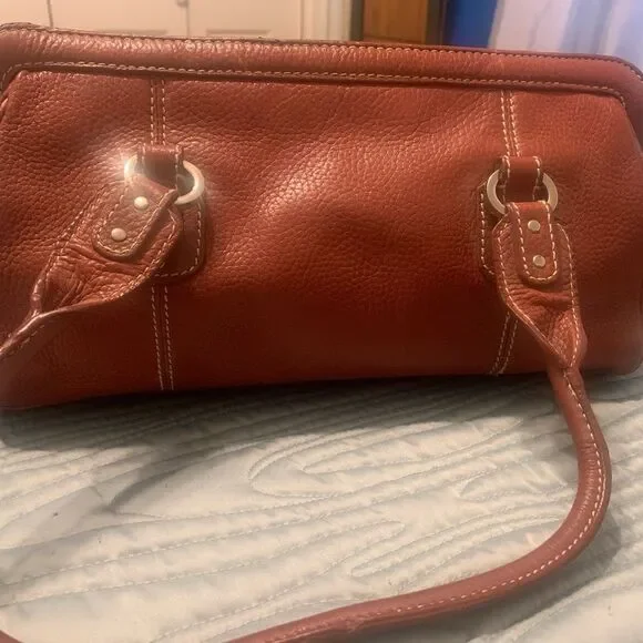 Tignanello Burnt Orange Leather - Picture 4 of 9